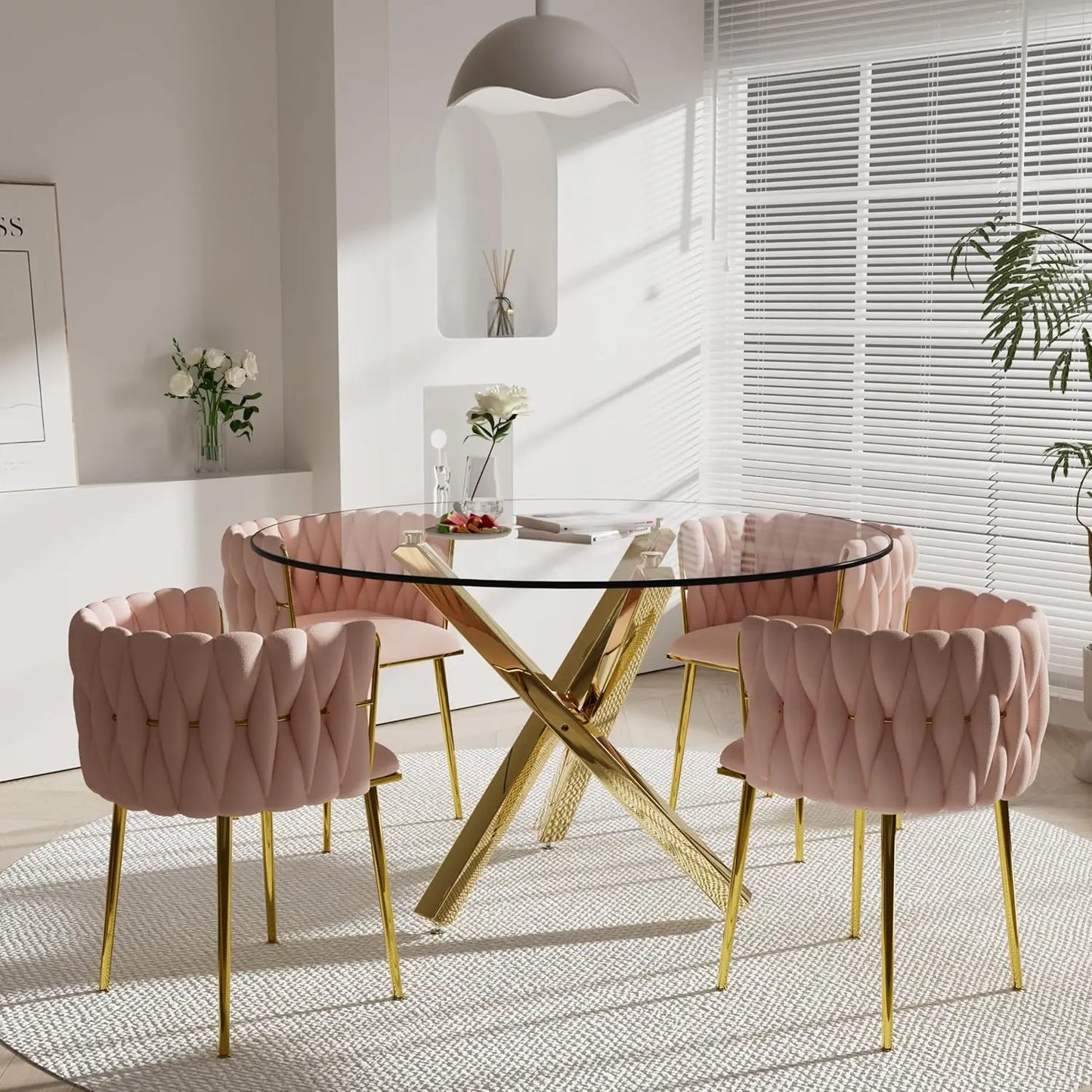 Luxury Round Table and Seating for 4