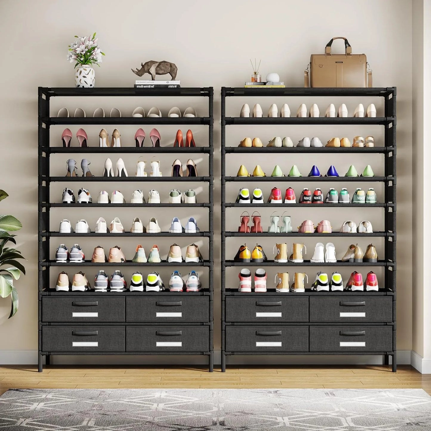 10 tier Vertical Shoe Rack and Storage