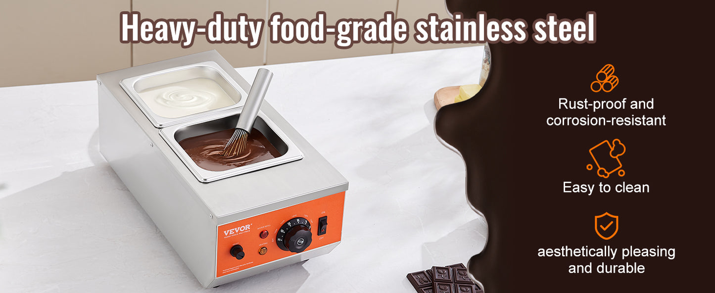 Electric Chocolate Tempering Machine Melting Pot