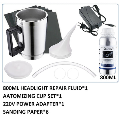 Headlight Chemical Polishing and Restoration Kit