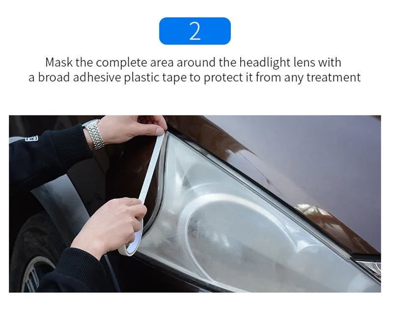 Headlight Chemical Polishing and Restoration Kit