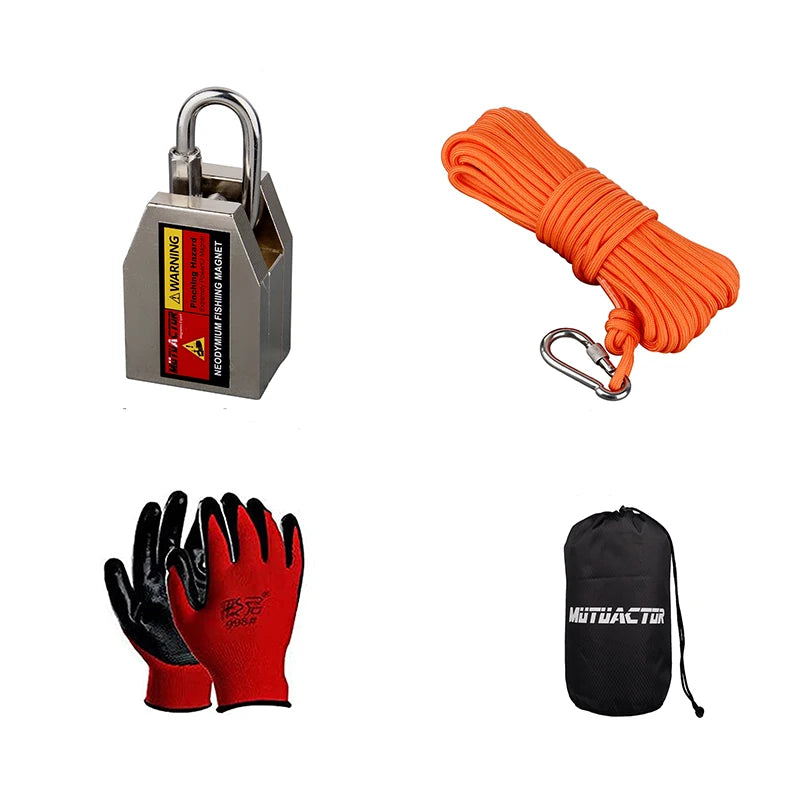Strong Fishing and Salvage Magnet Kit