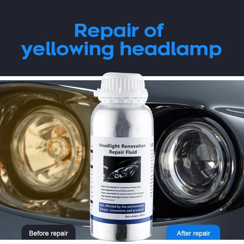 Headlight Chemical Polishing and Restoration Kit