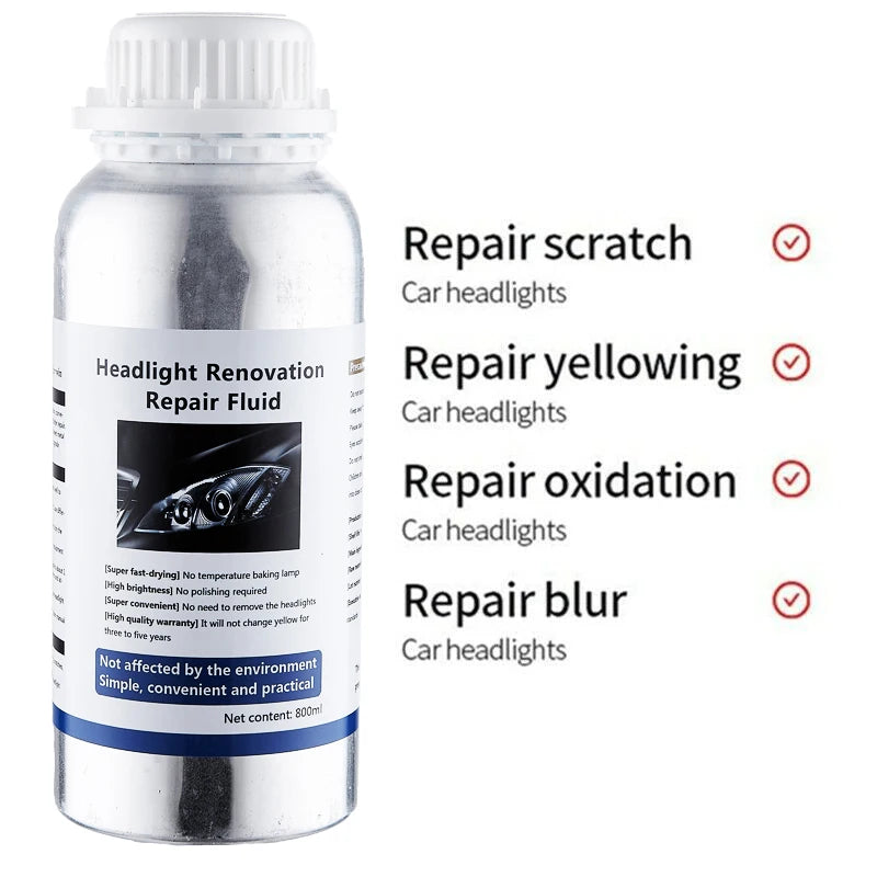 Headlight Chemical Polishing and Restoration Kit