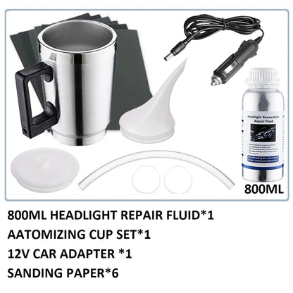 Headlight Chemical Polishing and Restoration Kit