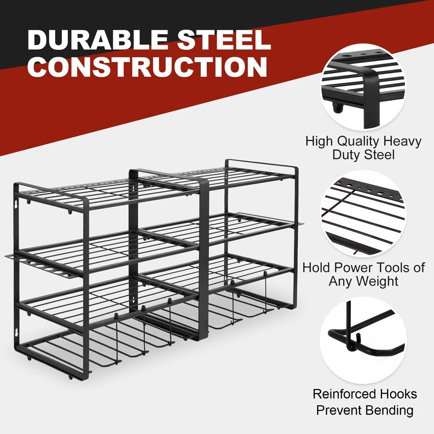 Power Tool Organizer You Can Wall Mount In Garage