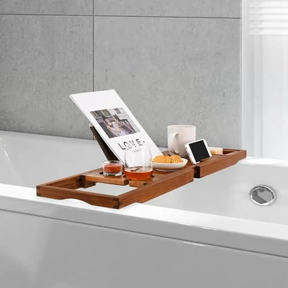 Bathtub Caddy Tray and Organizer for Tub