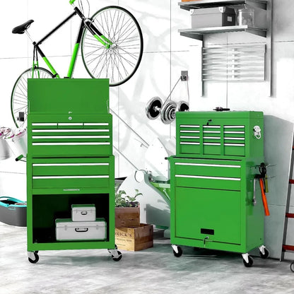 Rolling Tool Chest With Detachable Lockable Chest