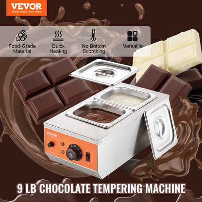 Electric Chocolate Tempering Machine Melting Pot