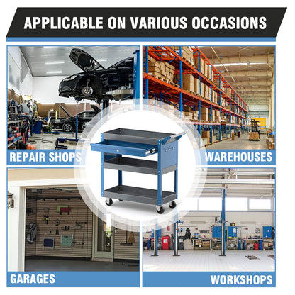 3 Tier Rolling Tool Cart