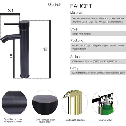 Tempered Glass Round Bowl Sink