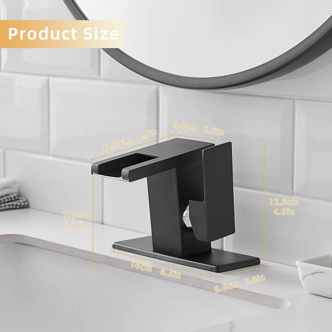 Single Handle LED Waterfall faucet