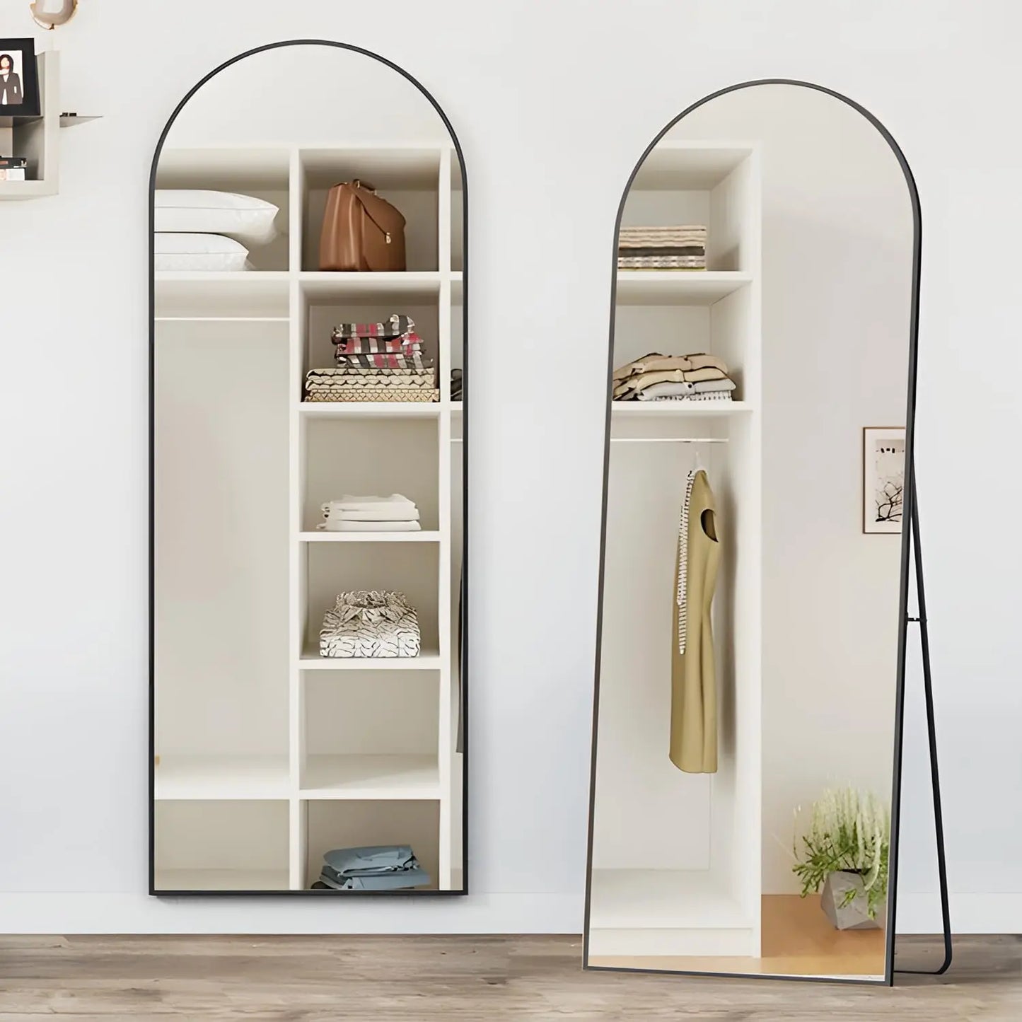 Vertical Arched Floor Standing Mirror