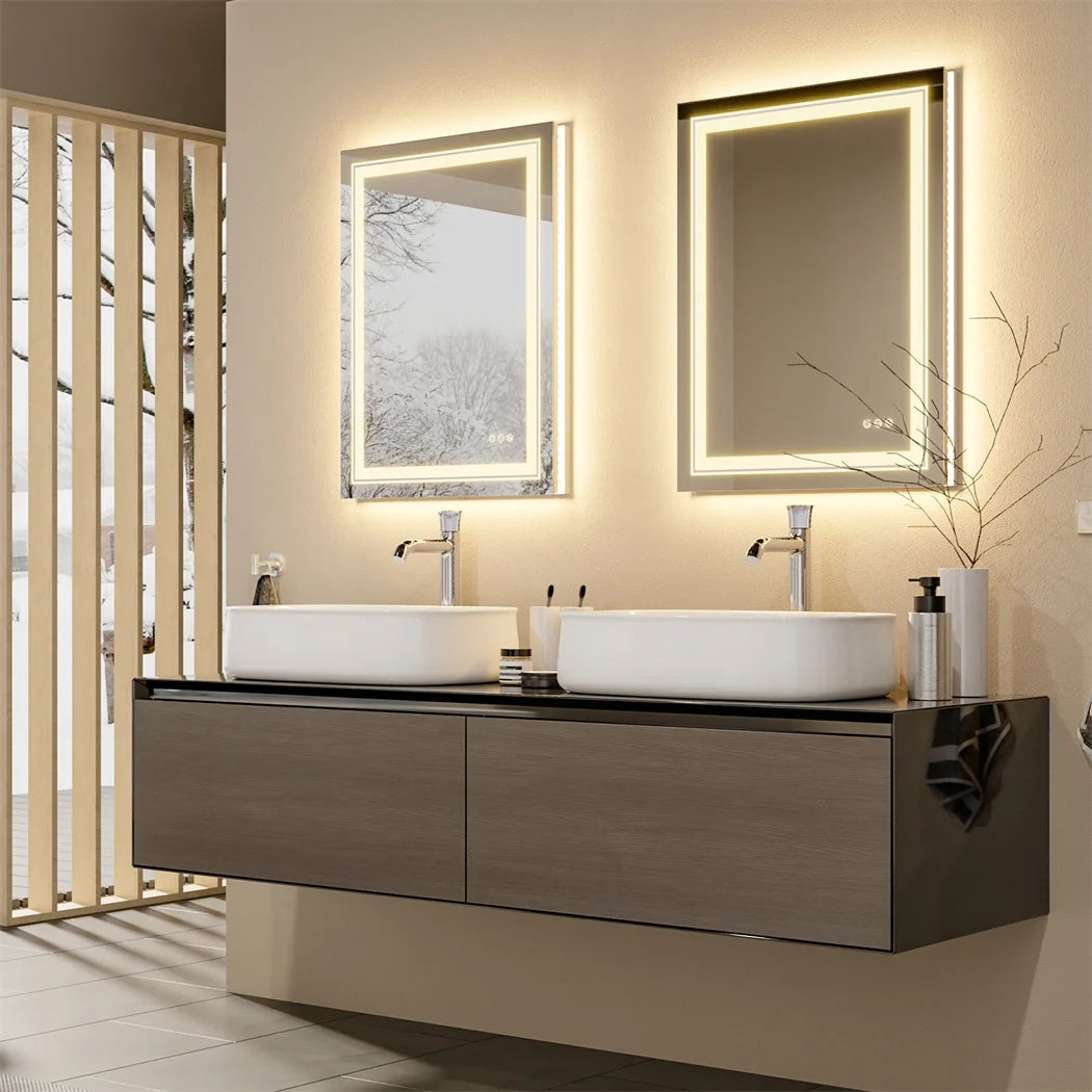 Anti-Fog Backlit LED Bathroom Mirror