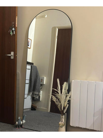 Arched Floor Standing Full Length Mirror