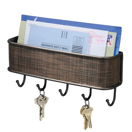 Wall Mounted Key and Letter Holder