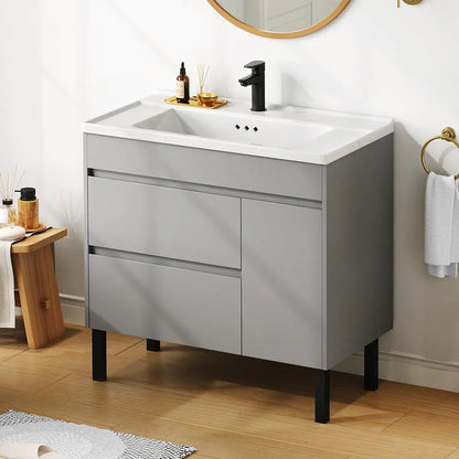 Freestanding Bathroom Vanity Sink Combo