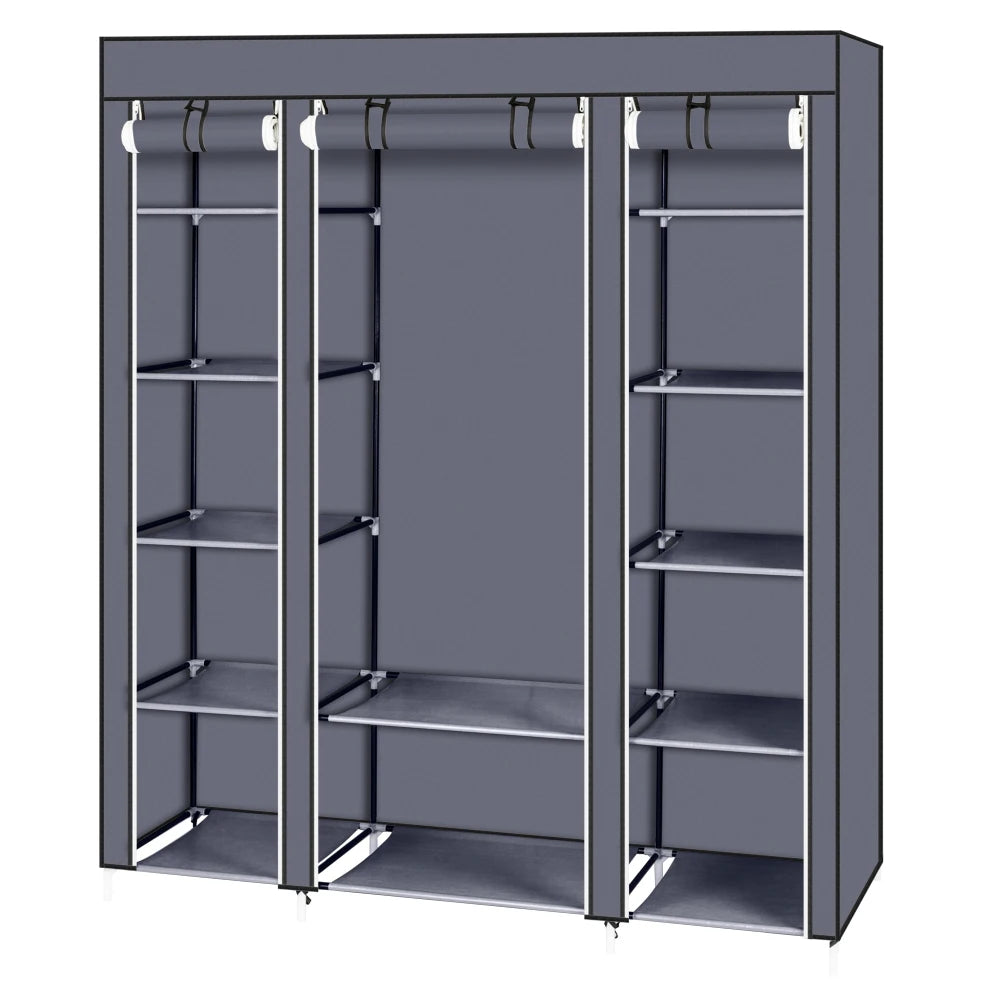 Closet Organizer with Shelves and Storage Bins
