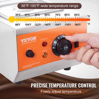 Electric Chocolate Tempering Machine Melting Pot