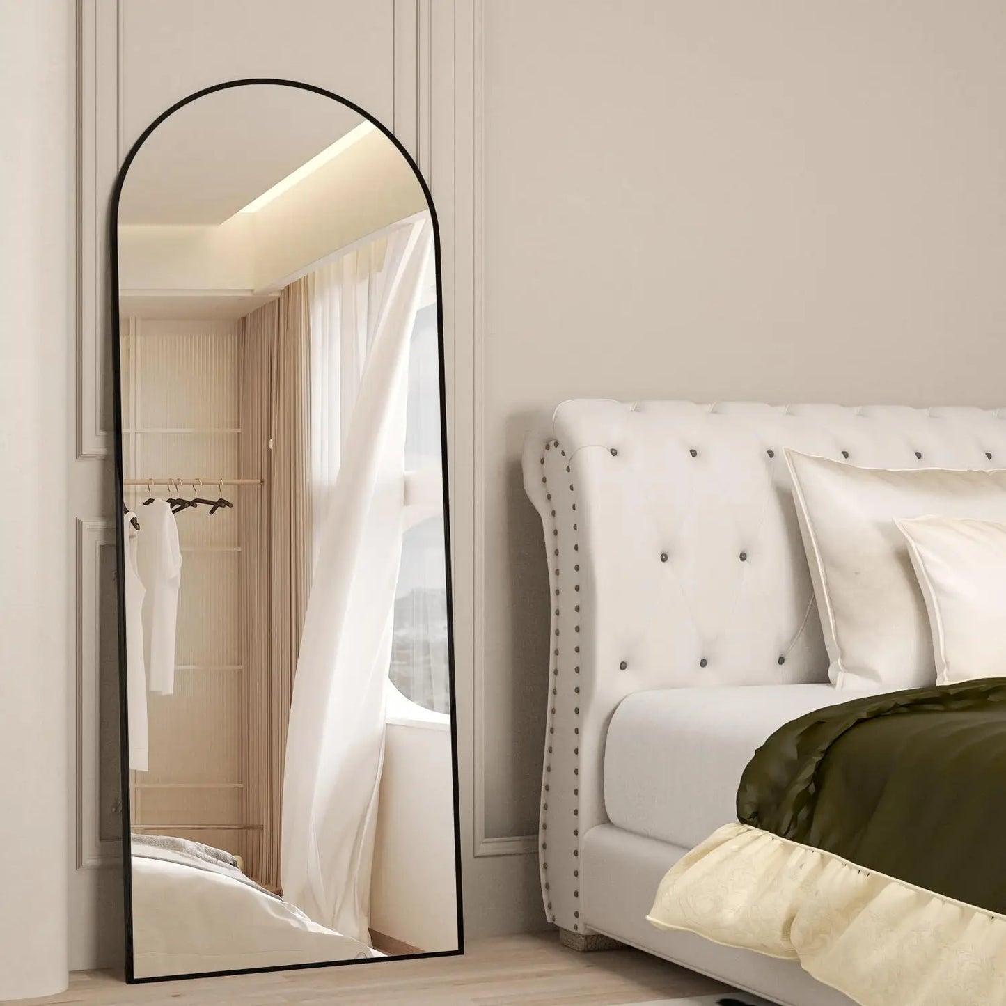 Vertical Arched Floor Standing Mirror