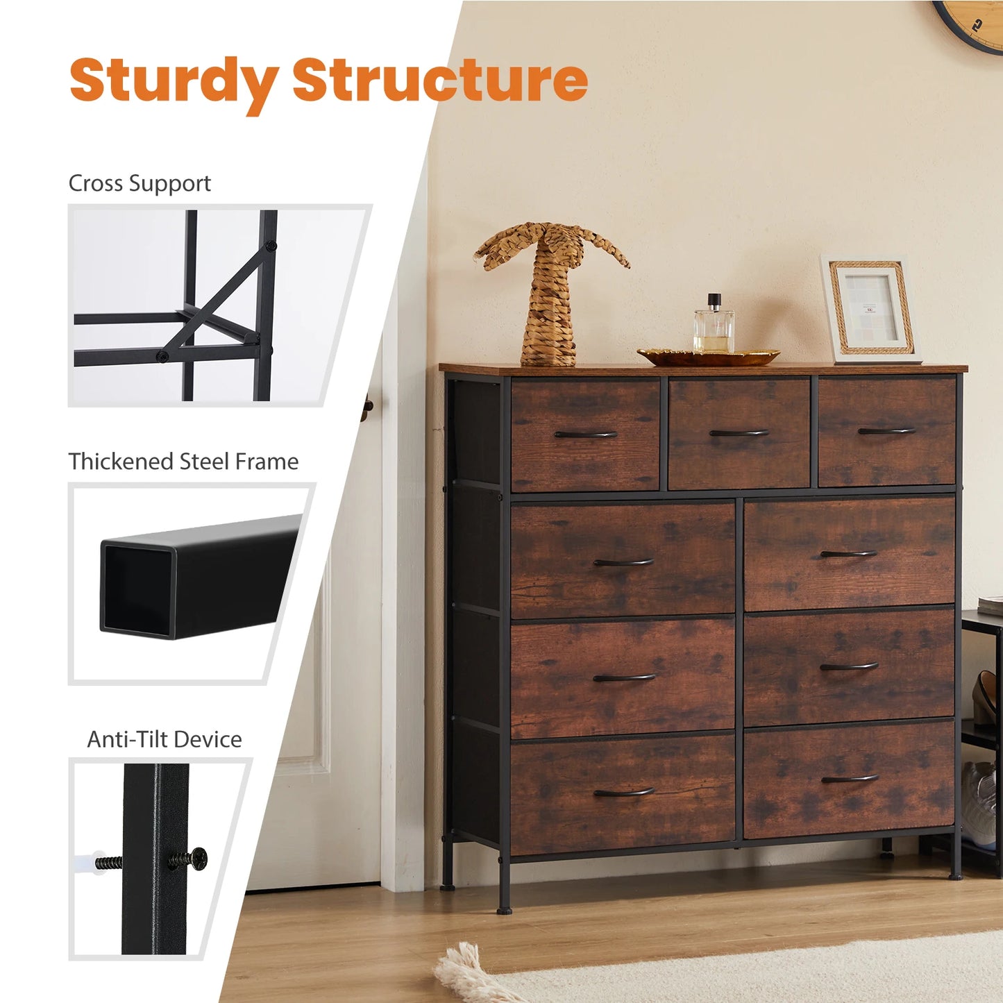 9 Drawer Dresser For Bedroom