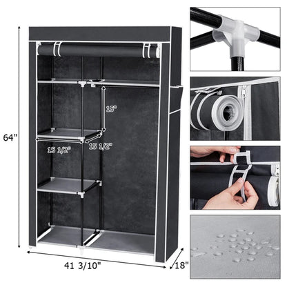 Lightweight Portable Closet and Storage