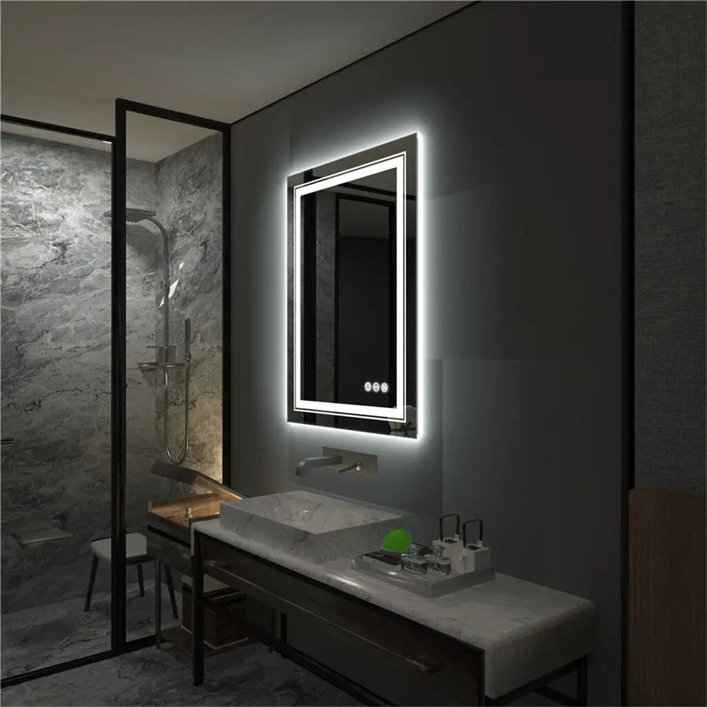 Anti-Fog Backlit LED Bathroom Mirror