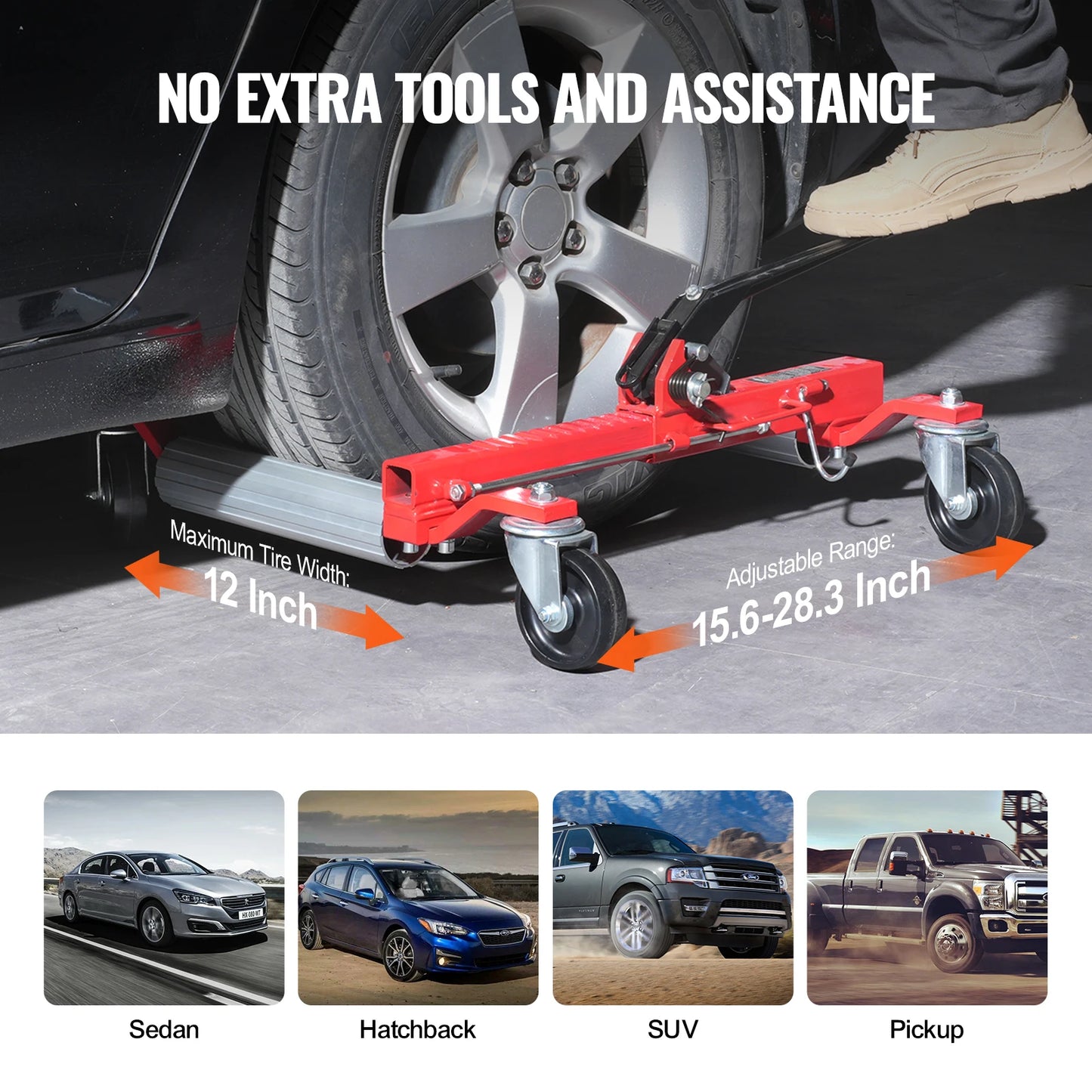 Wheel Dolly Tire Jack for Car