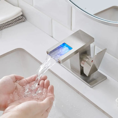 Single Handle LED Waterfall faucet