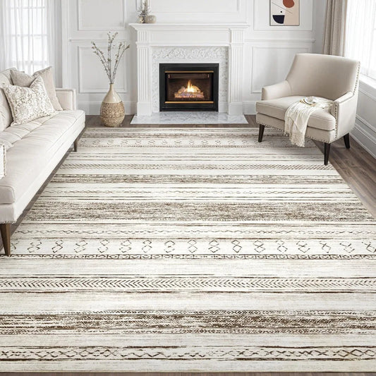 Moroccan Bohemian Indoor Living Room Rug