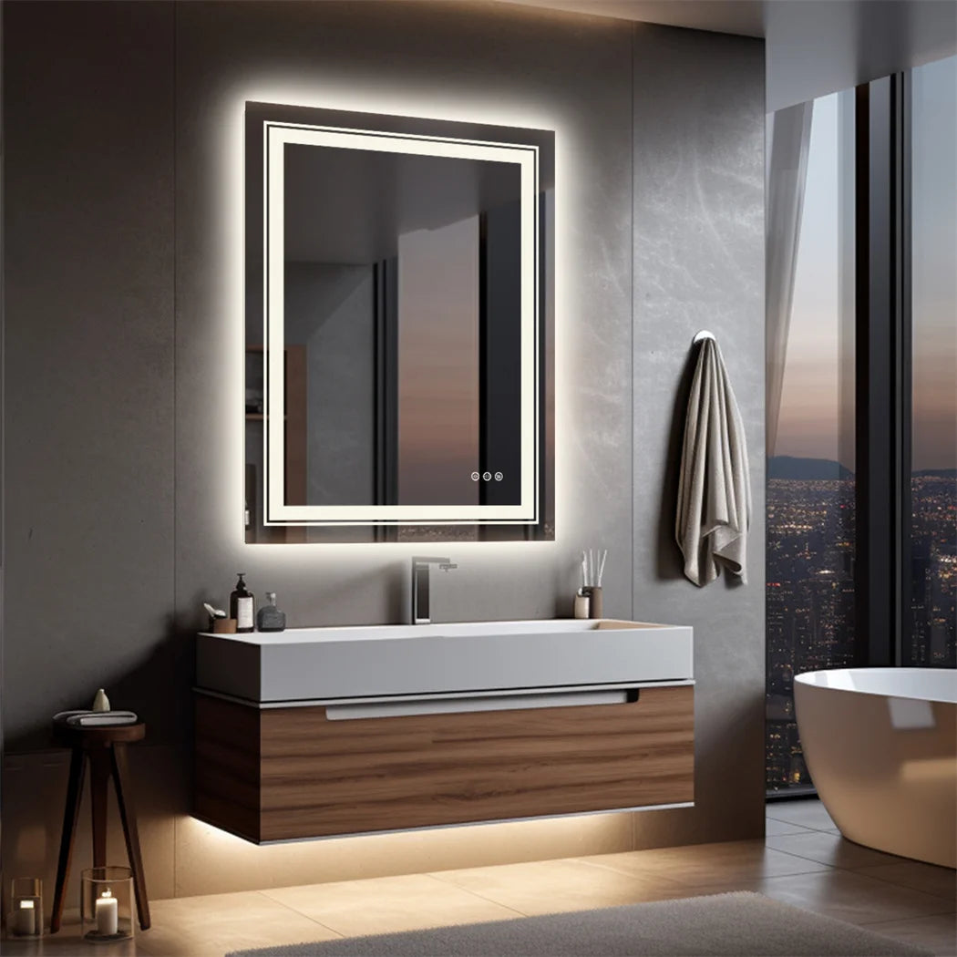 Anti-Fog Backlit LED Bathroom Mirror