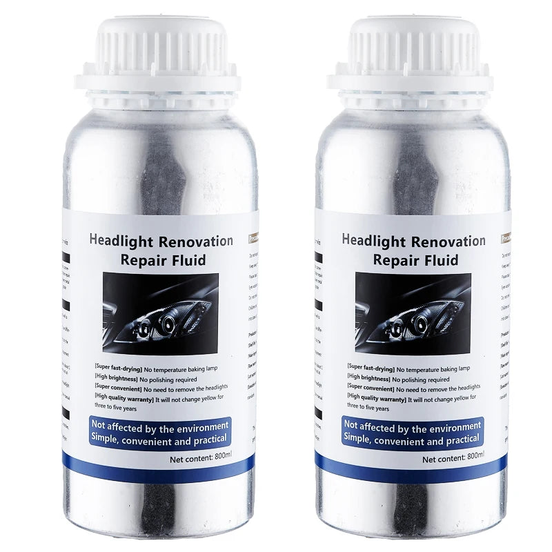 Headlight Chemical Polishing and Restoration Kit