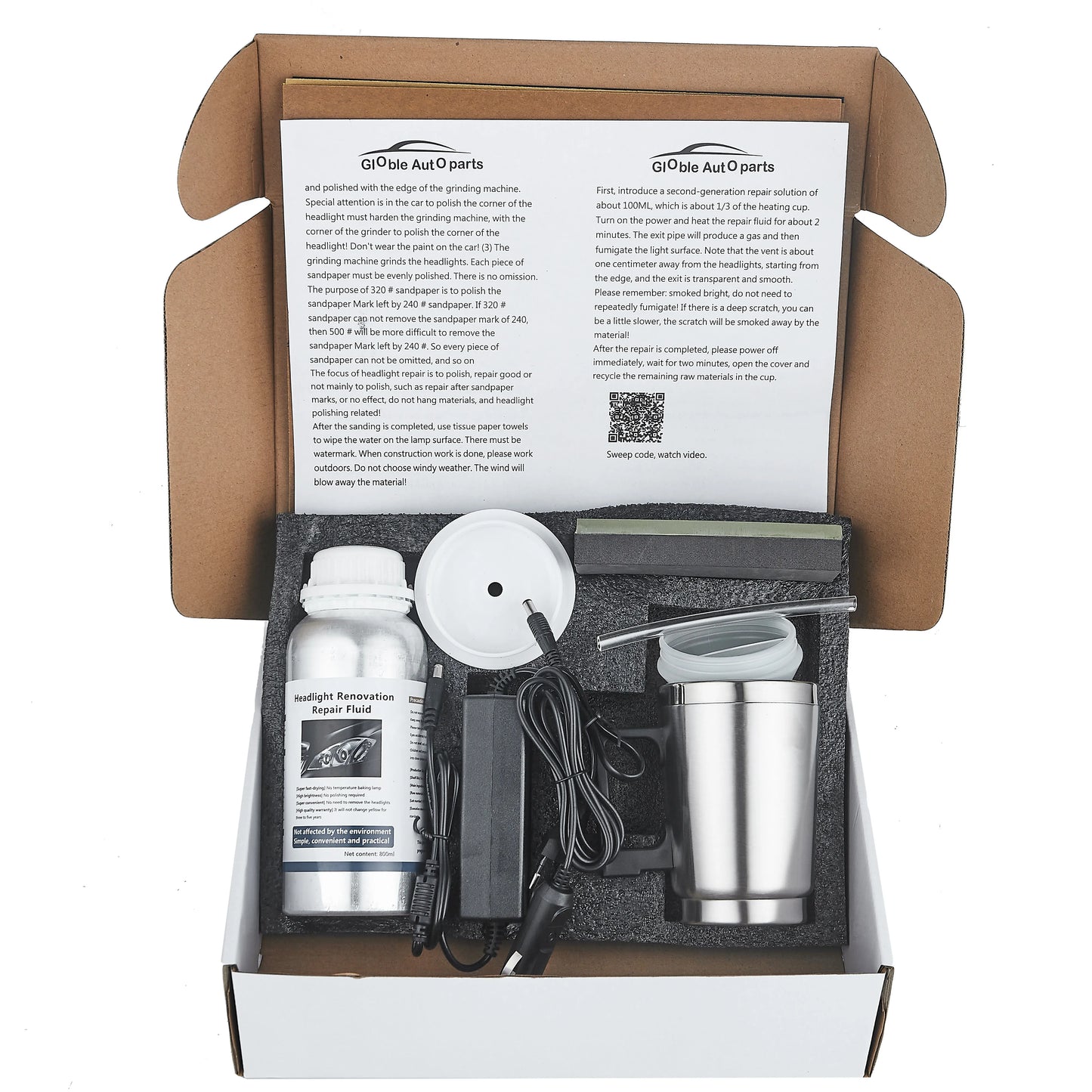 Headlight Chemical Polishing and Restoration Kit