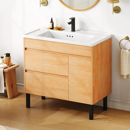 Freestanding Bathroom Vanity Sink Combo
