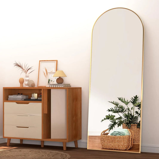 Vertical Arched Floor Standing Mirror