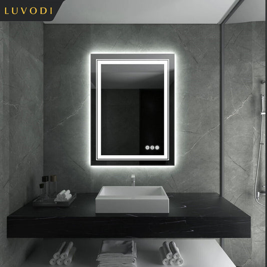 Anti-Fog Backlit LED Bathroom Mirror