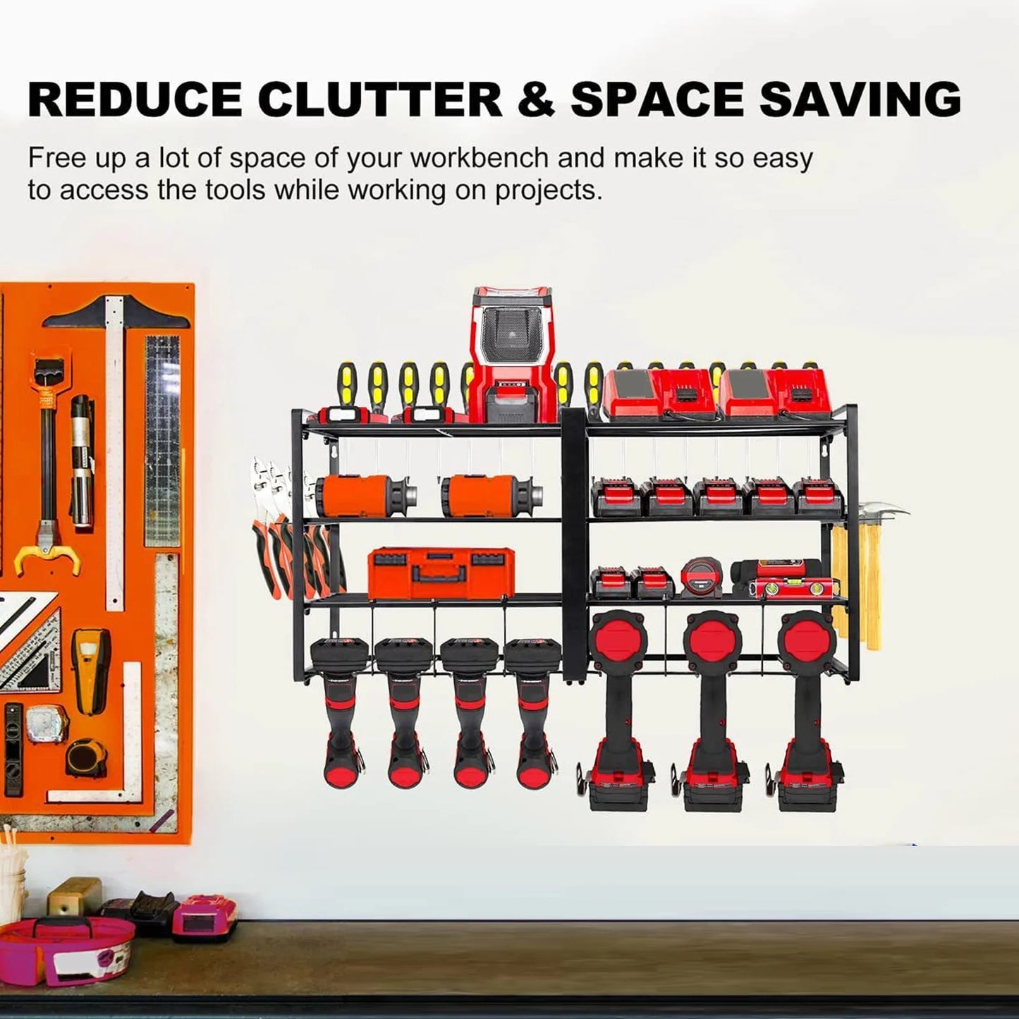 Power Tool Organizer You Can Wall Mount In Garage