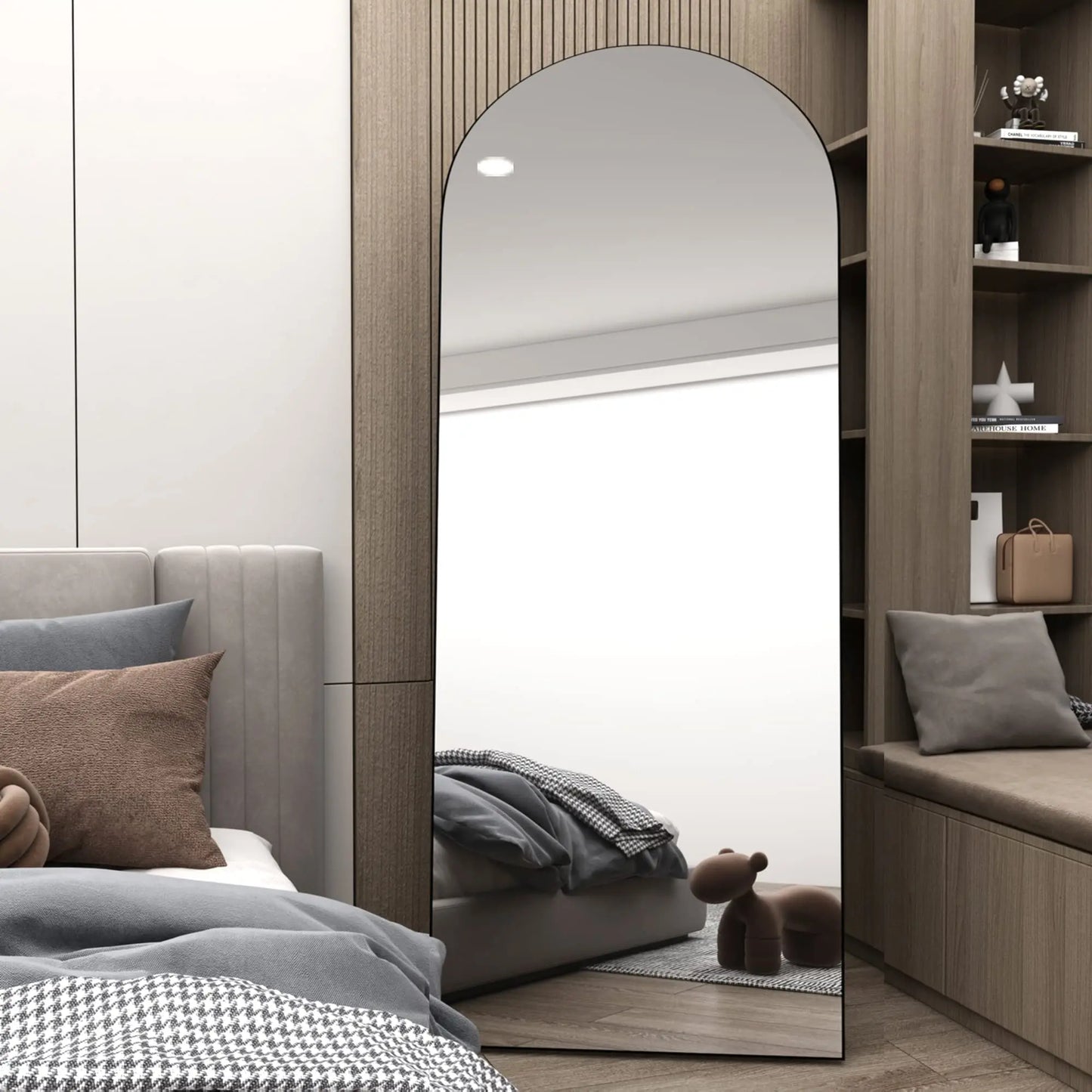 Vertical Arched Floor Standing Mirror