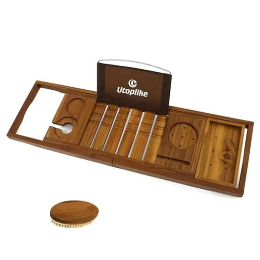 Bathtub Caddy Tray and Organizer for Tub
