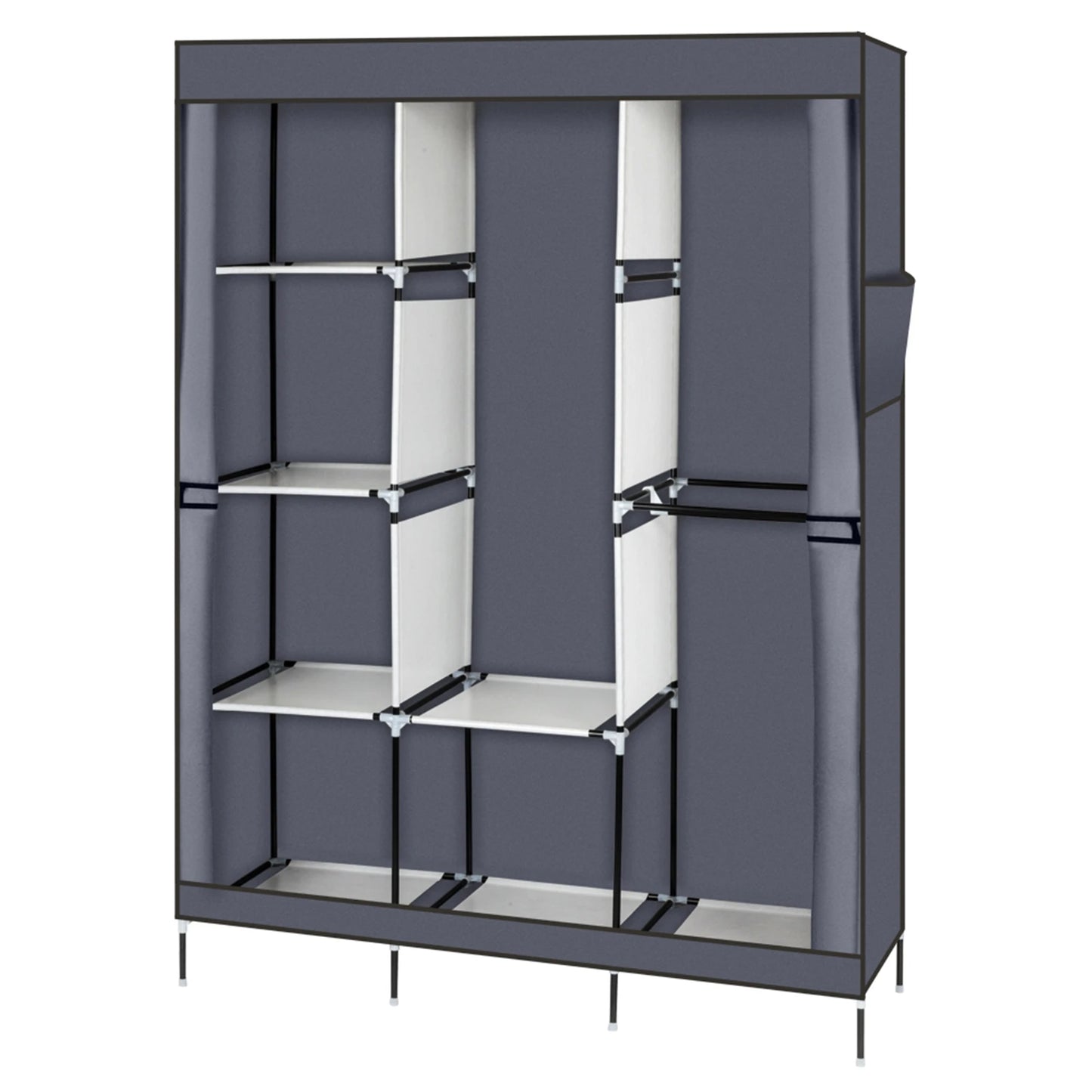 Portable Closet Wardrobe With Clothes Rack