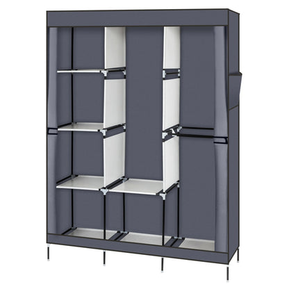 Portable Closet Wardrobe With Clothes Rack