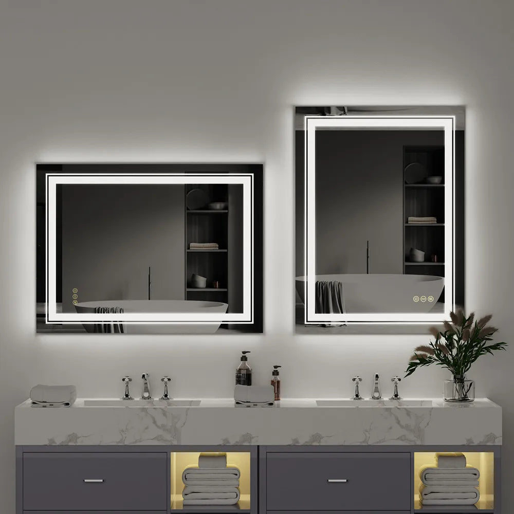 Anti-Fog Backlit LED Bathroom Mirror