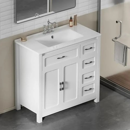 Vanity Cabinet with Ceramic Sink