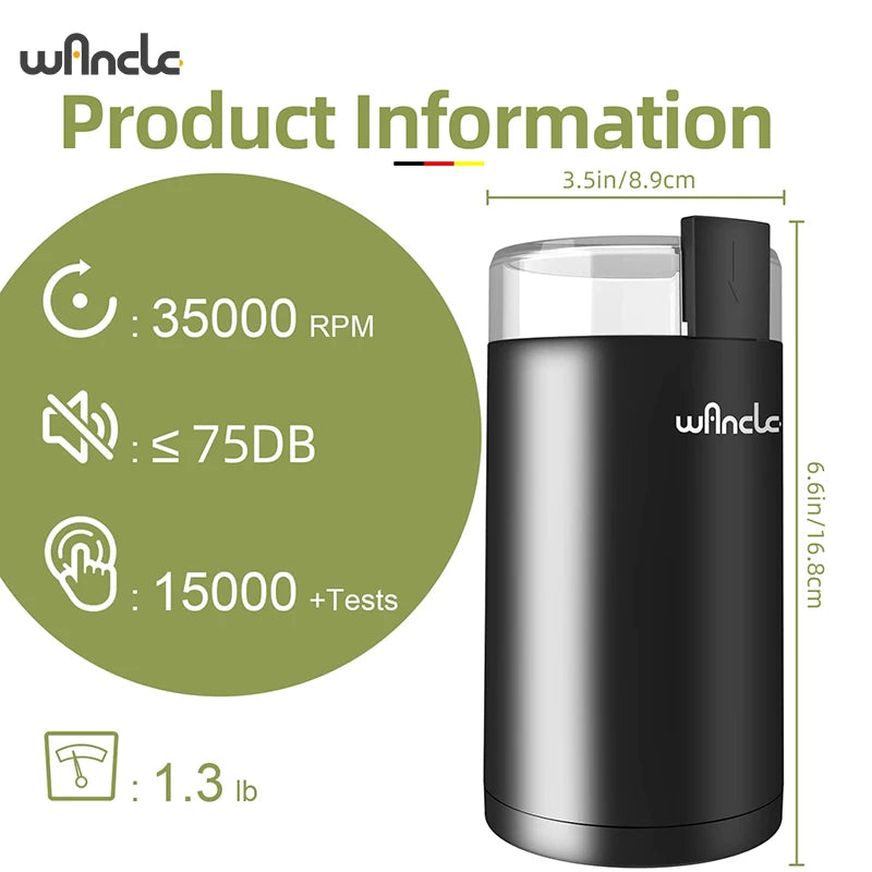 High-Power Multifunctional Household Coffee Grinder
