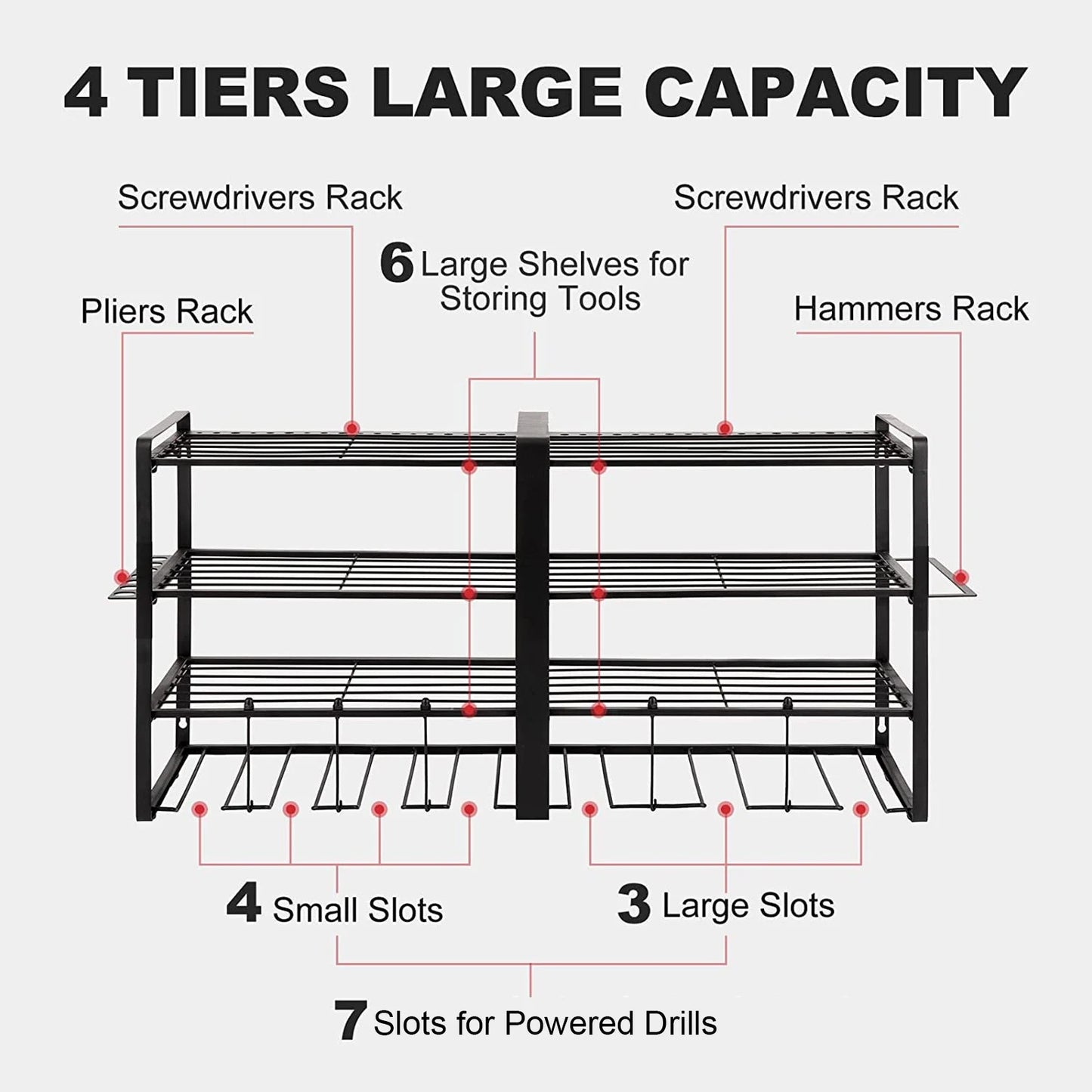Power Tool Organizer You Can Wall Mount In Garage
