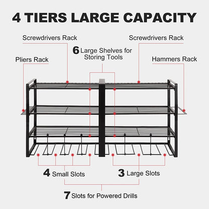 Power Tool Organizer You Can Wall Mount In Garage
